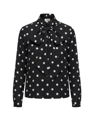 Osla Bow Blouse | Black