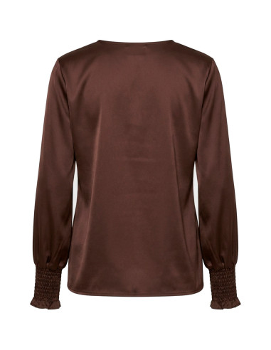 Steff Smock Blouse | DkBrown