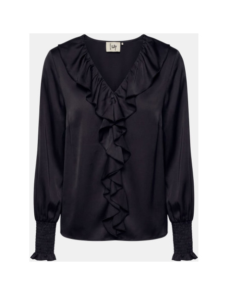 Steff Smock Blouse | Black