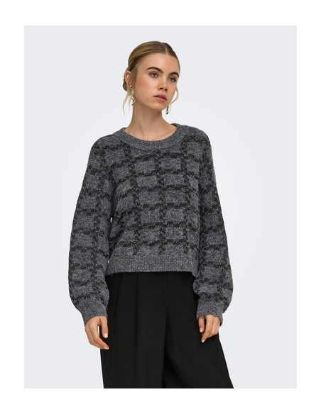 OnlDoffa Glitter Knt | DkGrey
