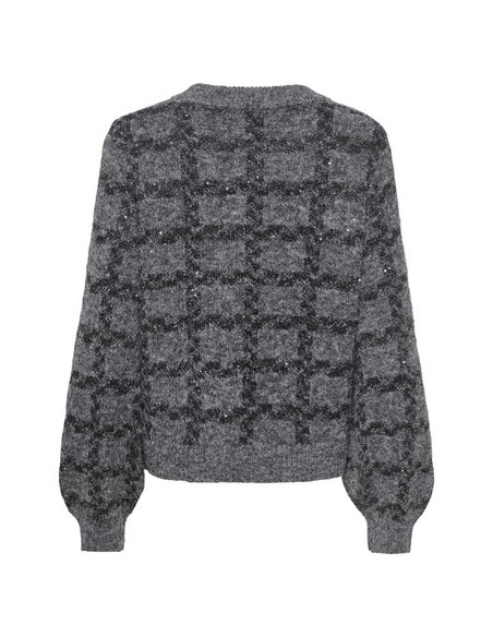 OnlDoffa Glitter Knt | DkGrey