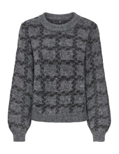 OnlDoffa Glitter Knt | DkGrey
