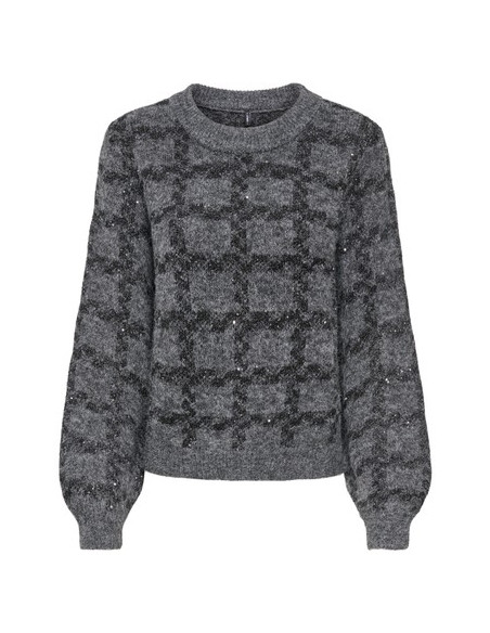 OnlDoffa Glitter Knt | DkGrey