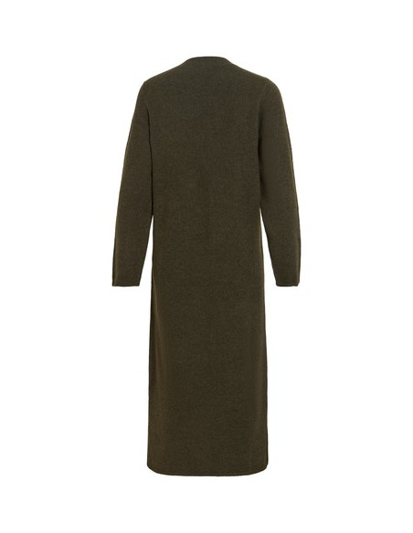 ViLiga V-Neck Knit Dress | Forest