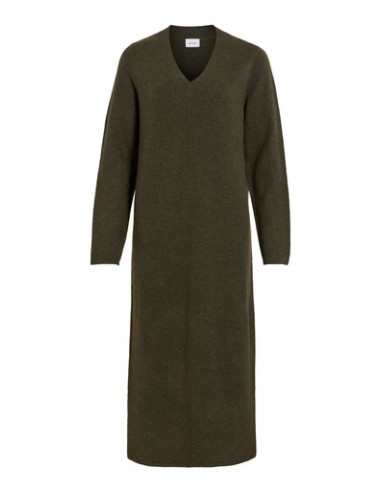 ViLiga V-Neck Knit Dress | Forest