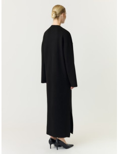 YasElma Long Knit Dress | Black 2