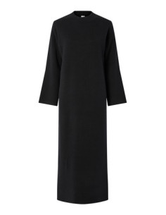 YasElma Long Knit Dress | Black