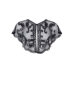 Bclorenza Sequins Cape | Black