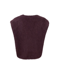 BCBjoerk Knitted V-neck Vest | Coffe 2