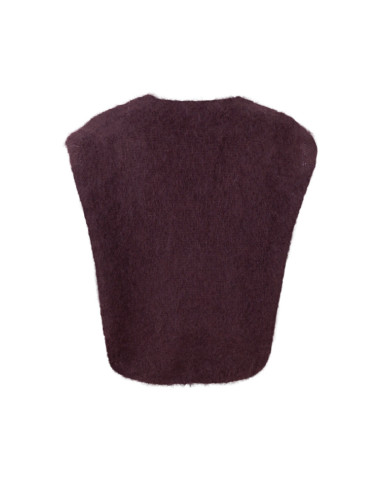 BCBjoerk Knitted V-neck Vest | Coffe