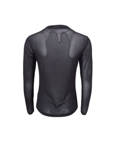 BcJessi Mesh Blouse | Black/Dot