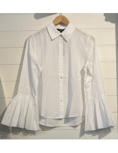 Plisse Shirt | White