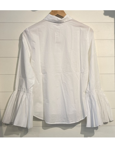 Plisse Shirt | White