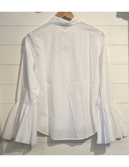 Plisse Shirt | White