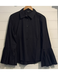 Plisse Shirt | Black