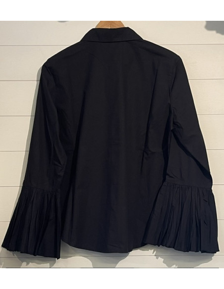 Plisse Shirt | Black
