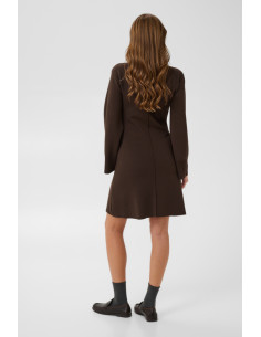UzdinaSZ Knit Dress | Chocolate 2