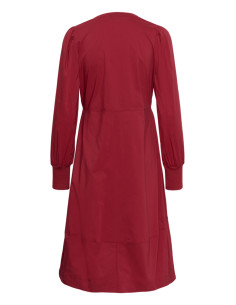 CuAntoinett Rib Dress | Red 2