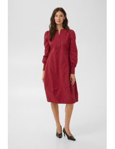 CuAntoinett Rib Dress | Red