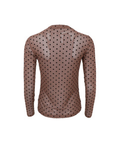 BcJennie Dotted Mesh | Espresso 2