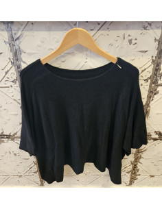 Poncho tröja OS | Black