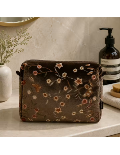 Garden Velvet Cosmetic Big | Brown